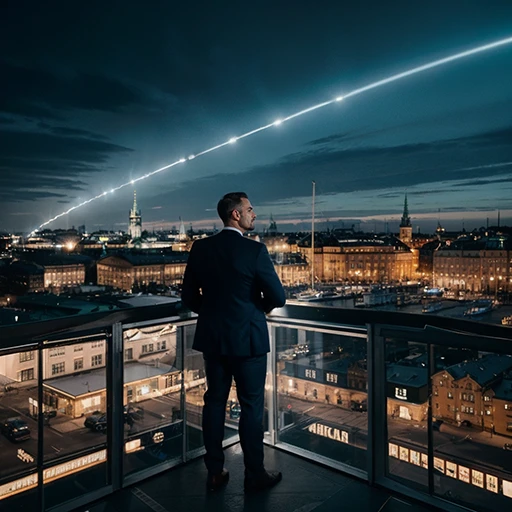 Diestro SEO sökmotoroptimering bild på man som tittar på stockholm landskapet 02